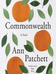 drawing of oranges and leaves sprinkled between the title and author