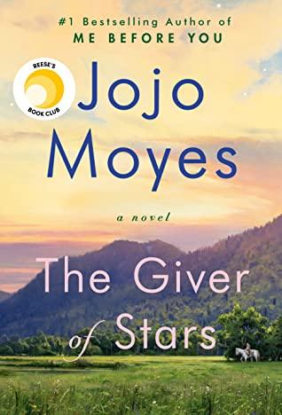 Giver of Stars book cover; late afternoon clouds over the mountains and green fields of Kentucky